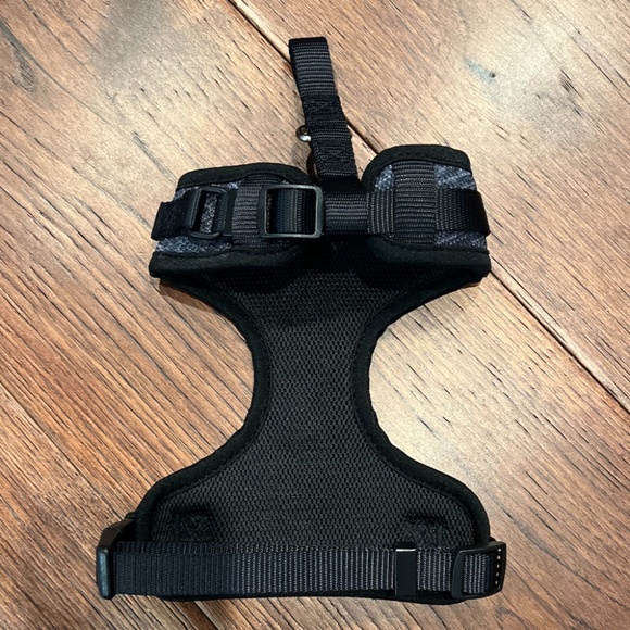 DARK GREY PUPPY DOG VEST HARNESS FOR SMALL BREEDS - Picture 3 of 6